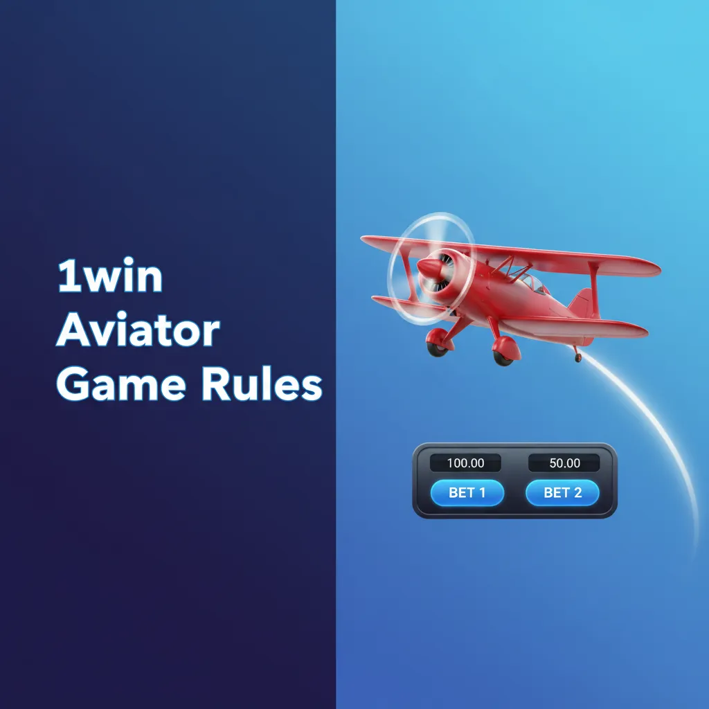 Rules for 1win Aviator: red plane takeoff, rising multiplier; cash out manual/auto; ₹10 min bet; 2 bets per round; demo mode.