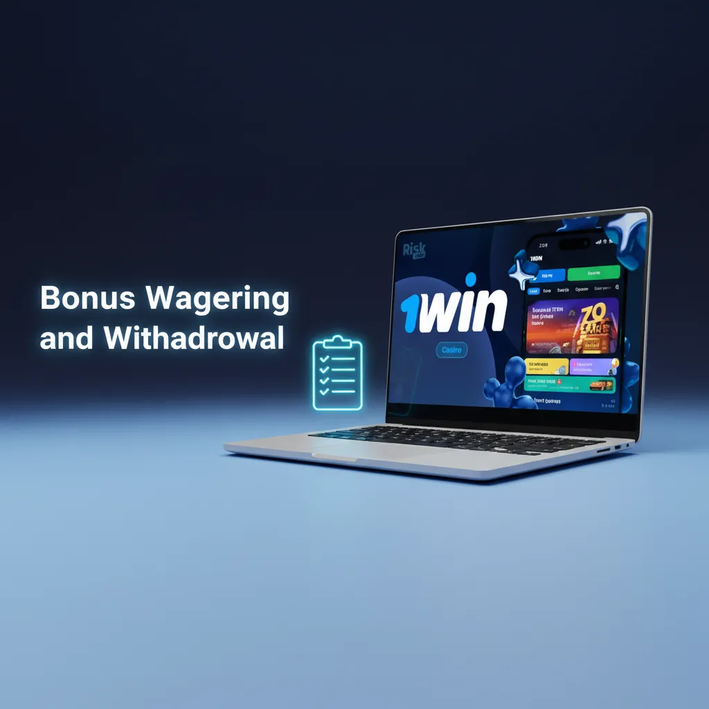 Dashboard showing bonus balance, 35x wagering example, game contributions, time limit, and early withdrawal warning.