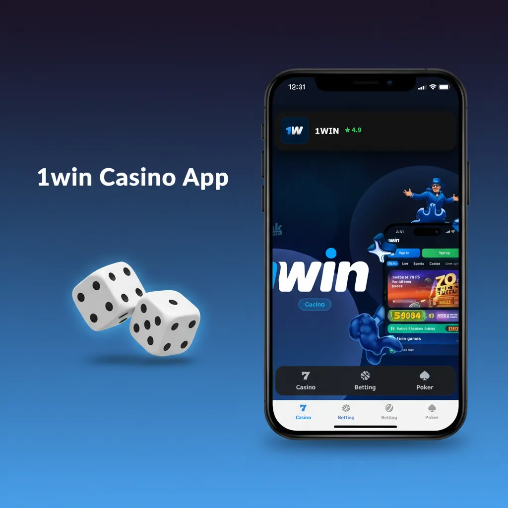 1win Casino app with slots and live tables; Book of Dead, Sweet Bonanza, Big Bass Bonanza; promotions in lobby