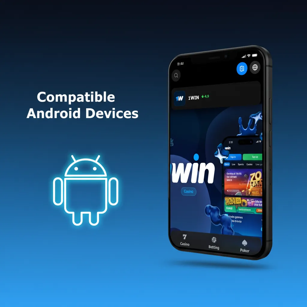 Graphic showing compatible Android phones in India: Redmi Note, Galaxy A53/A52, Nord CE 2, Realme 9/8, Pixel 6a, and more.