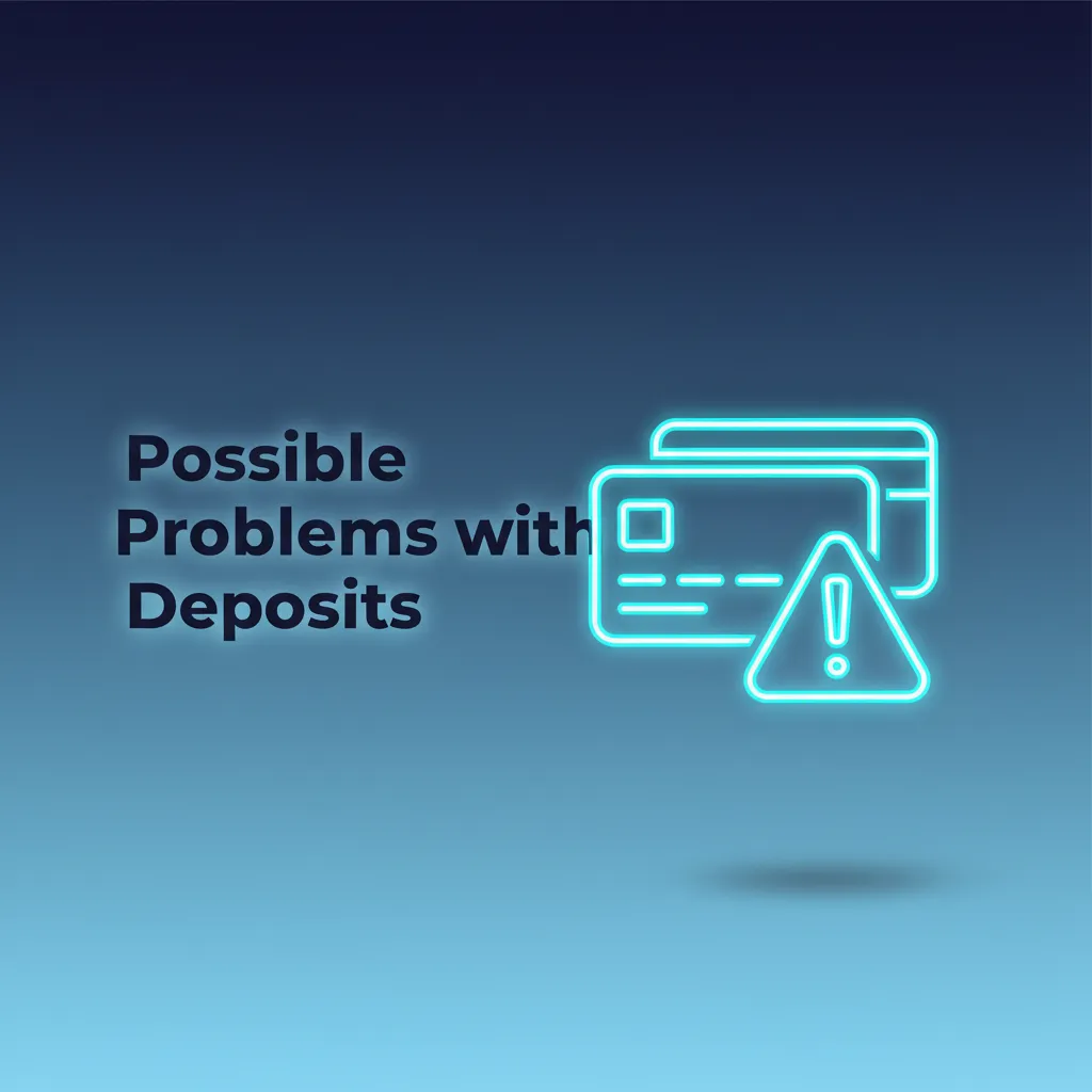 Possible deposit problems and fixes: UPI timeout, name mismatch, bank maintenance, 3D Secure failure, crypto delays.