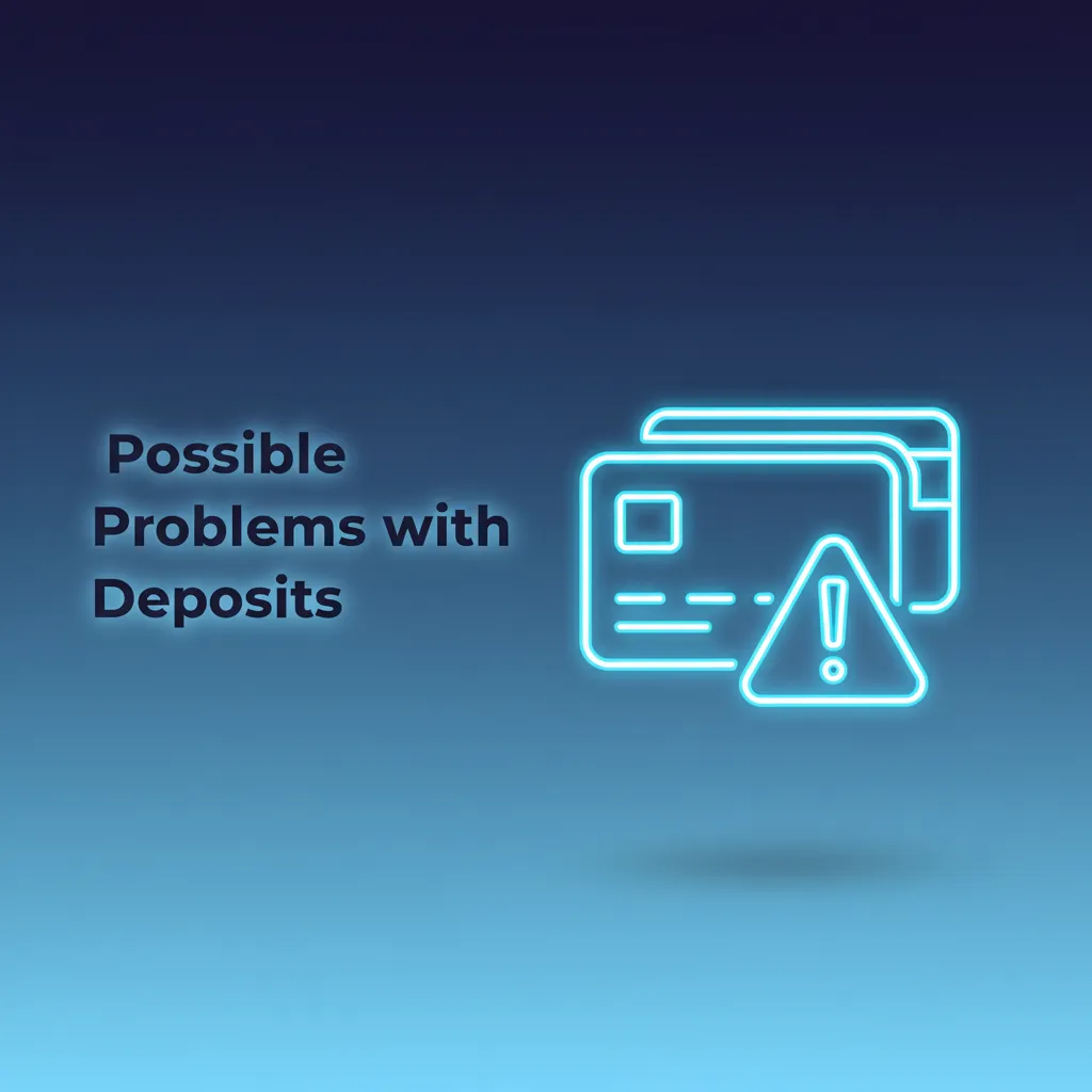 Deposit problems: bank decline, wrong UTR, delays, name mismatch, crypto sent on wrong network