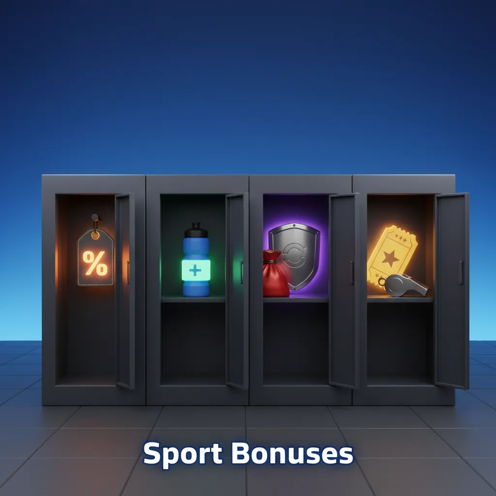 Sports bonuses promo: Accumulator Boost, Weekly Reload, Cashback, Cricket Odds Boost, Esports Combo.