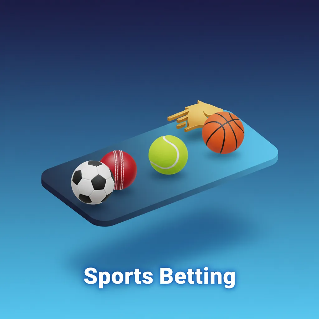 Sports betting with prematch and live markets on 40+ sports, incl. cricket, football, tennis, kabaddi, esports, horse racing.