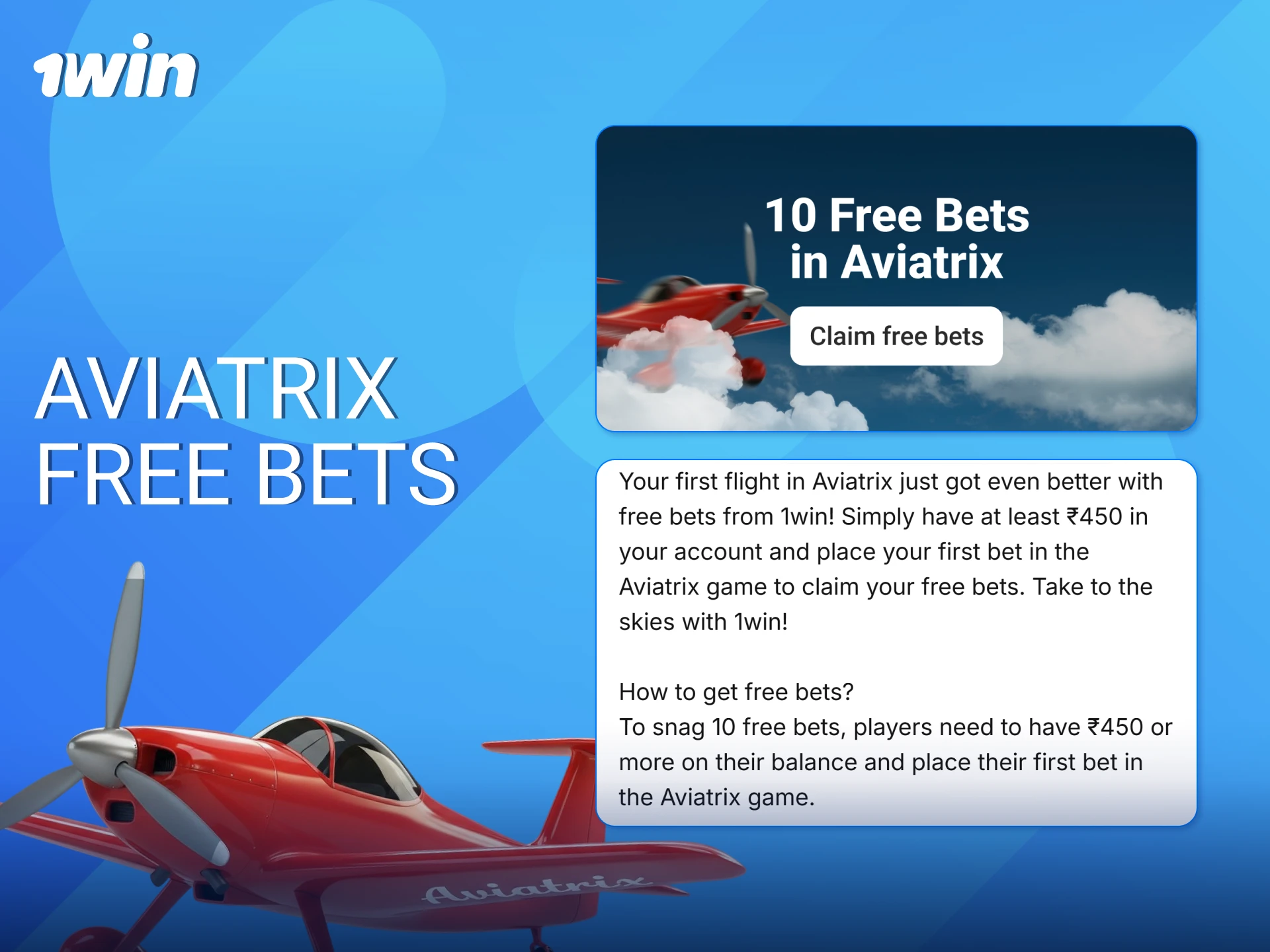 Claim your free bets for Aviatrix and play at 1win today.